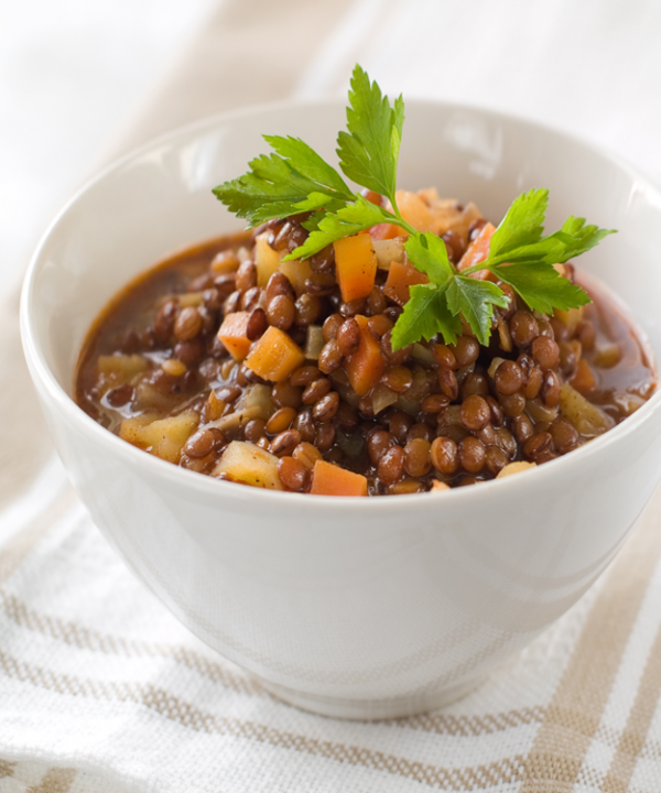 Lentils cooked in goose fat – Maison Rivière