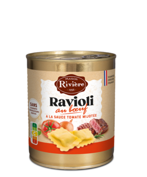 Ravioli pur bœuf sauce à l'italienne